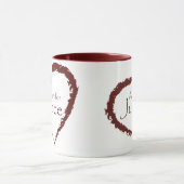 Een mok voor justitie 15 oz. (maroon ringer) (Midden)