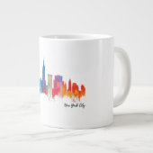 Een mok voor koffie/thee met een illustratieontwer (Voorkant rechts)