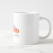 Een mok voor koffie/thee met een illustratieontwer (Rechts)