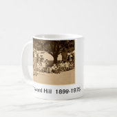 Een mok voor koffie voor de traditionele boogschut (Voorkant links)