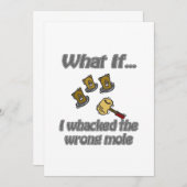 een mol (Voorkant / Achterkant)