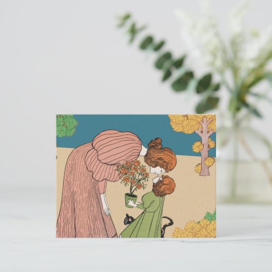 Een moment in bloei -  moeder en kind (Staand voorkant)