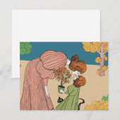 Een moment in bloei -  moeder en kind (Voorkant / Achterkant)