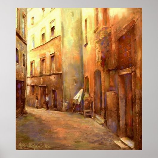 Een moment in Rome Poster (Voorkant)