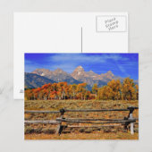 Een moment in Wyoming in het najaar Briefkaart (Voorkant / Achterkant)