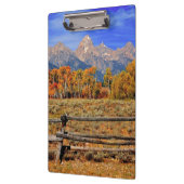 Een moment in Wyoming in het najaar Klembord (Links)