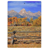 Een moment in Wyoming in het najaar Klembord (Achterkant)