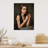 Een Moment met Kersen Poster (Keuken)