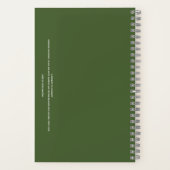 Een moment om notitieboek te vieren (Achterkant)