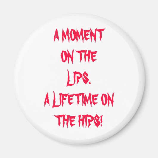 Een moment op de lippen magneet (Voorkant)