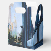 Een moment stilte in de stad grenzen bedankdoosjes (Geopend)