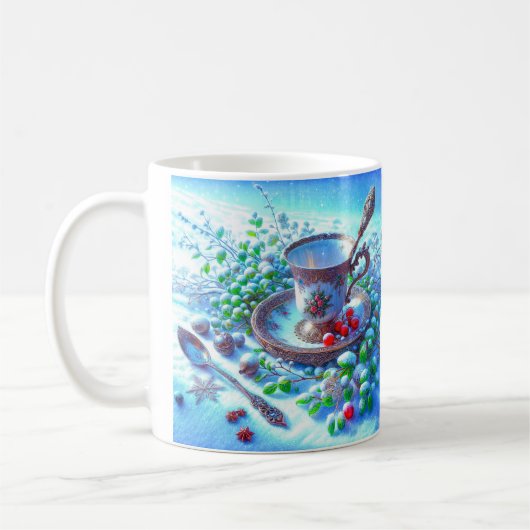 Een moment tussen droom en werkelijkheid - koffiemok (Links)