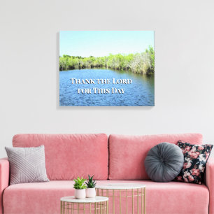 Een Moment van Dankbare Vrede Canvas Afdruk