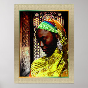 Een moment van gebed – Etnisch Poster