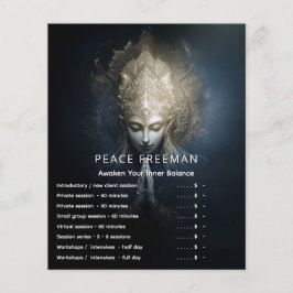 Een Moment van Genade | Meditatie Kunst Flyer