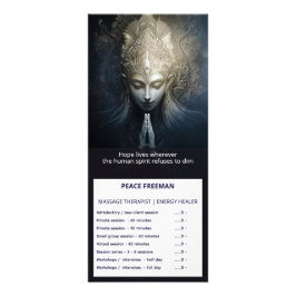 Een Moment van Genade | Meditatie Kunst Reclamekaart