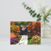 Een moment van herfst briefkaart (Staand voorkant)