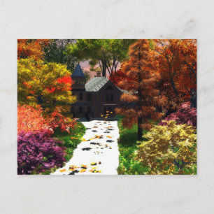 Een moment van herfst briefkaart