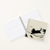 Een moment van inkt en whiskers notitieboek (Binnen)