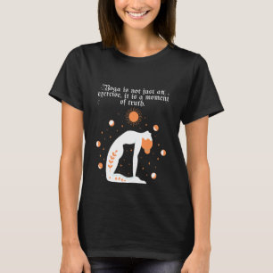 Een Moment van Licht door Natuur-Inspiratie Yoga T-shirt