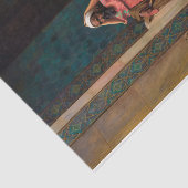 Een moment van rust, 1906 door Ludwig Deutsch Tissuepapier (Detail)