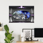 Een moment van vrede poster (Thuiskantoor)