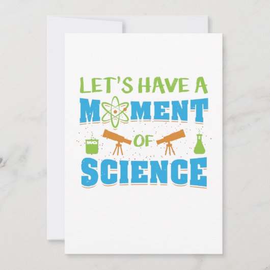 Een moment van wetenschap alsjeblieft om de woordv bedankkaart (Voorkant)