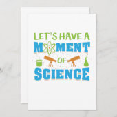 Een moment van wetenschap alsjeblieft om de woordv bedankkaart (Voorkant / Achterkant)