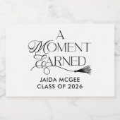 Een Moment Verdient Afstuderen Sparkling Wijnetiket (Enkel label)