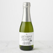 Een Moment Verdient Afstuderen Sparkling Wijnetiket (Voorkant)