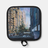 Een momentverschuiving in de stadsgrenzen pannenlap (Voorkant)