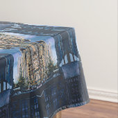 Een momentverschuiving in de stadslimieten tafelkleed (Voorbeeld)