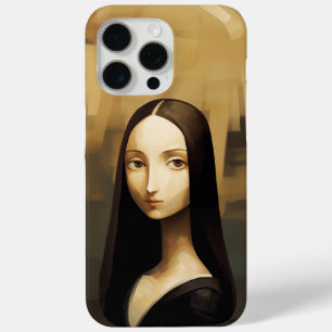 Een Mona Lisa opnieuw bedacht, een klassieker maar iPhone 15 Pro Max Hoesje