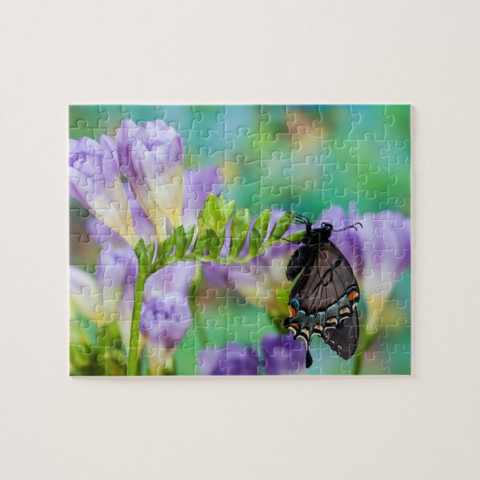 Een monarchvlinder | Danaus Plexippus Legpuzzel (Horizontaal)