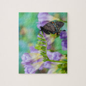 Een monarchvlinder | Danaus Plexippus Legpuzzel (Verticaal)