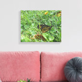 Een Monboogvlinder Canvas Afdruk (Insitu (Woonkamer))