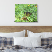 Een Monboogvlinder Canvas Afdruk (Insitu (Slaapkamer))