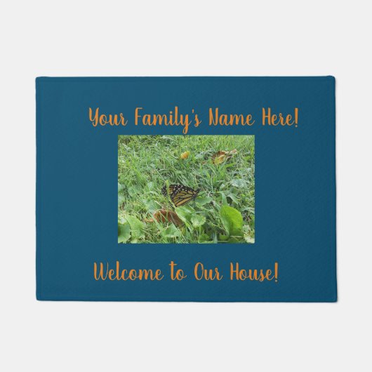 Een Monboogvlinder Deurmat (Voorkant)