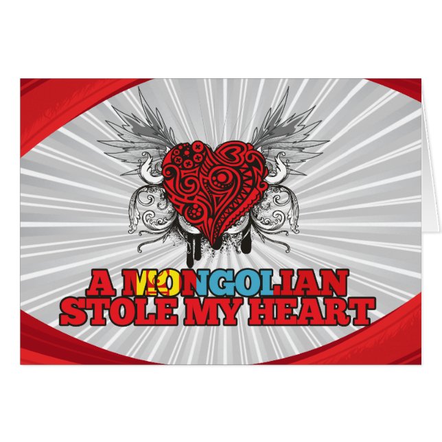 Een Mongoolse Stole mijn hart (Voorkant Horizontaal)