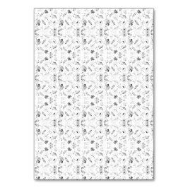 Een monochroom ontwerp dat een groot aantal f kaart