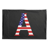 Een monogram bedekt met een pcnt van de Amerikaans Kussensloop (Achterkant)