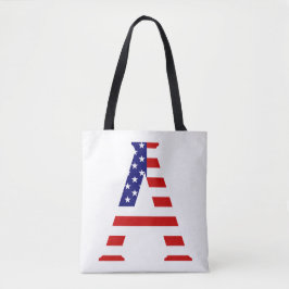 Een monogram bedekt met een stint van de Amerikaan Tote Bag