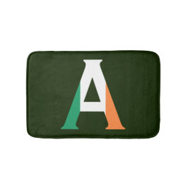 Een monogram bedekt met Ierse vlag bmcnt Badmat