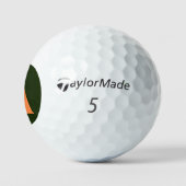 Een monogram bedekt met Ierse vlag tmtp5 gbcnt Golfballen (Logo)