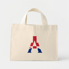 Een monogram bedekt met Union Jack Flag tcnt Mini Tote Bag