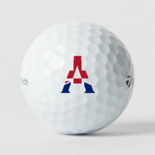 Een monogram bedekt op Union Jack Flag tmtp5 gbcnt Golfballen