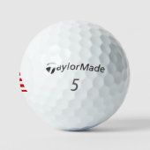 Een monogram bedekt op USA Flag tmtp5 gbcnt Golfballen (Logo)