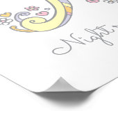 Een monogram kunst Amaya-meiden noemen poster (Hoek)