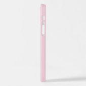 Een monogram op maat gemaakt roze iPhone hoesje (Linkerkant)