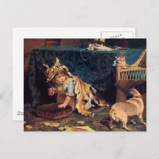 Een monster briefkaart (Voorkant / Achterkant)